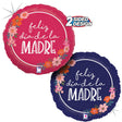 Foil Balloon 18 Inch Mejor Mamá Floral