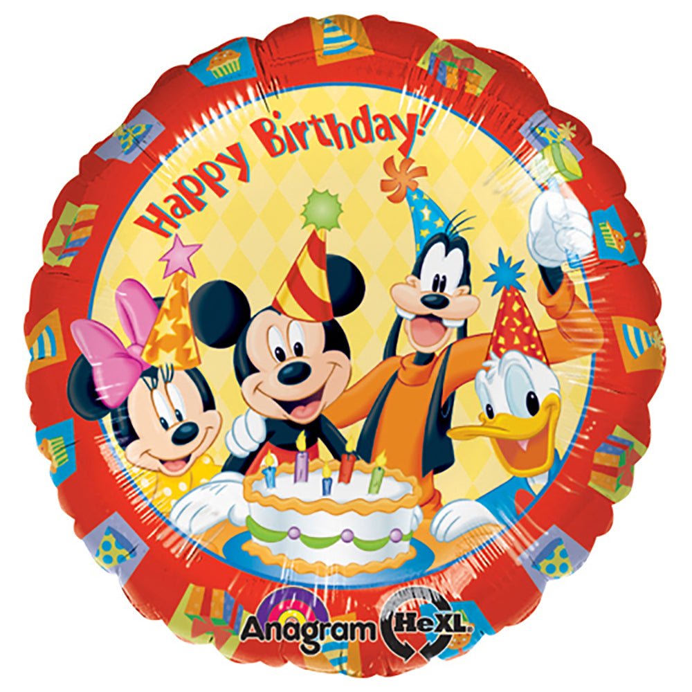 Mickey & Friends Happy Birthday Foil Balloon