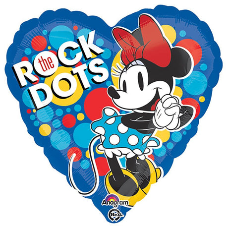 Minnie Mouse Foil Balloon 18 Inch Rock The Dots