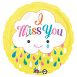 Foil Balloon 18 Inch Miss You Cloud