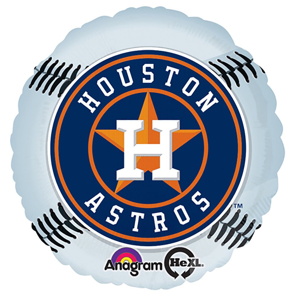 Houston Astros Foil Balloon 18 Inch