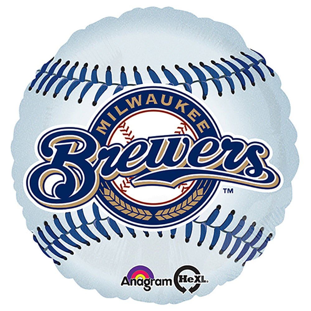 Foil Balloon Milwaukee Brewers 18 Inch