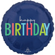 Foil Balloon Modern Happy Birthday