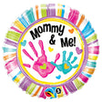 Foil Balloon Mommy & Me Handprints