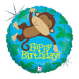 Foil Balloon Monkey Buddy Birthday