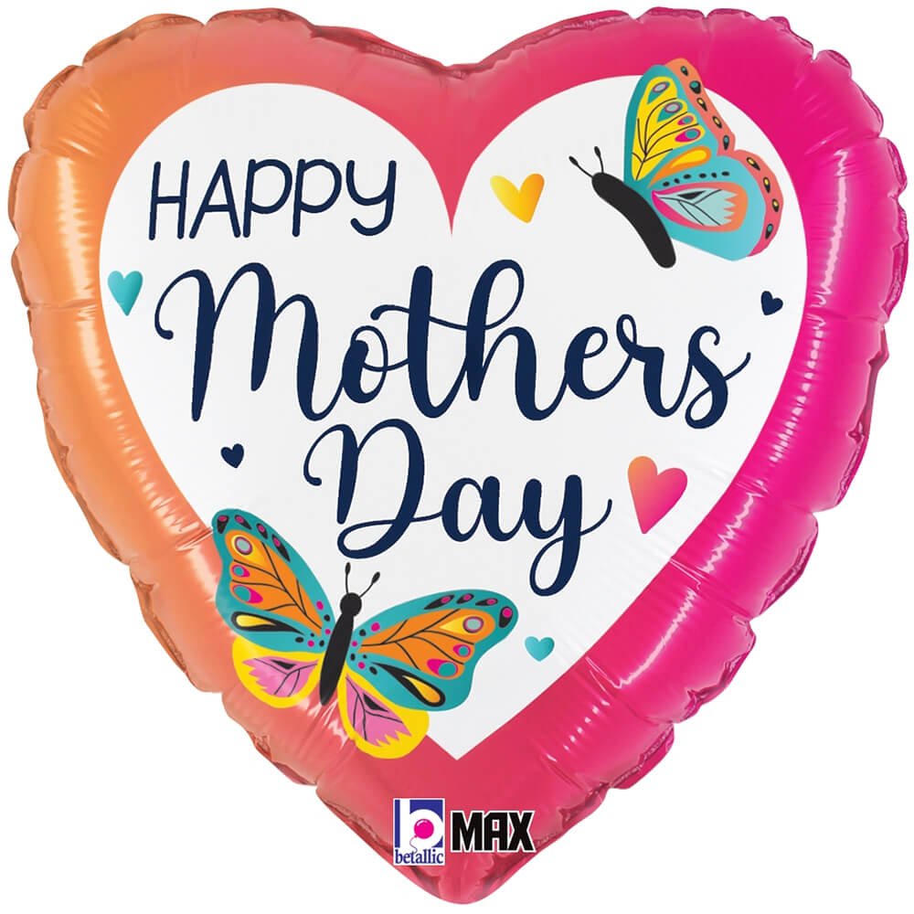 Mother's Day Butterfly Foil Balloon