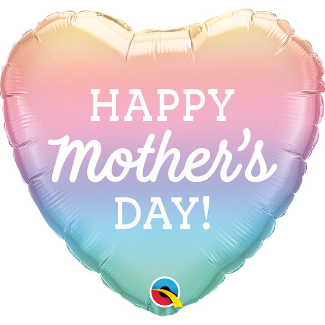 Mother's Day Foil Balloon 18 Inch Pastel Ombre
