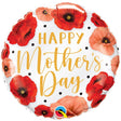 Foil Balloon Mother's Day Pretty Poppies