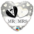 Wedding Foil Balloon Mr. & Mrs. 18 Inch