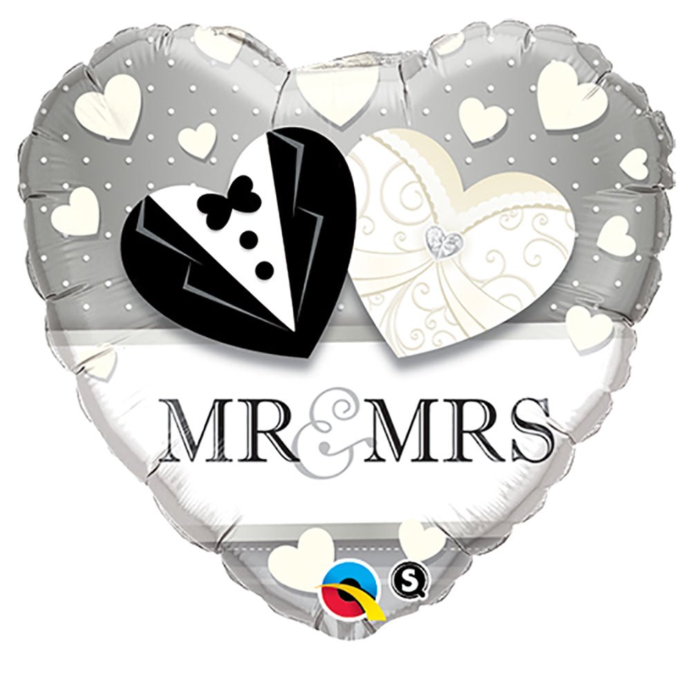 Wedding Foil Balloon Mr. & Mrs. 18 Inch