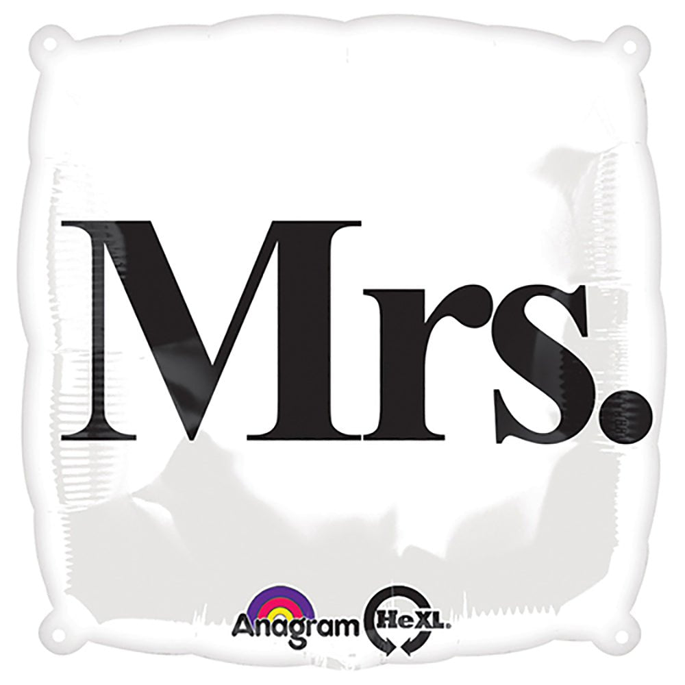Mrs. Foil Balloon 18 Inch Wedding