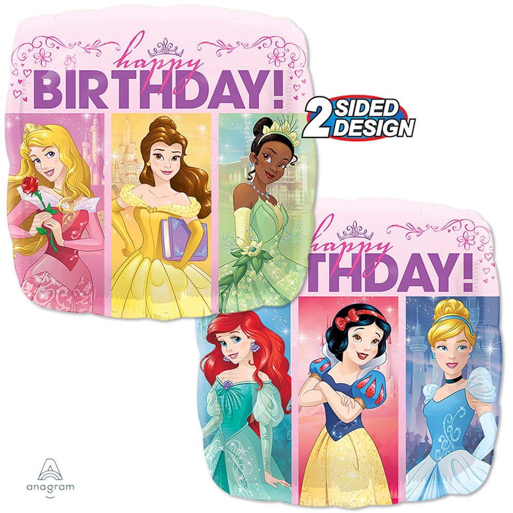 Foil Balloon Multi-Princess Dream Big Happy Birthday