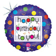 Birthday Foil Balloon Musical Birthday 18 Inch