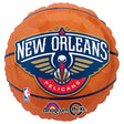 Foil Balloon New Orleans Pelicans Basketball 18 Inch