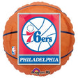 Philadelphia 76ers Basketball Foil Balloon
