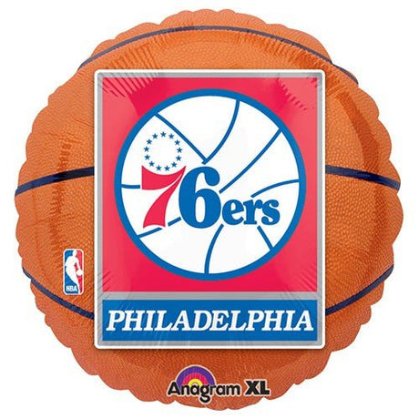 Philadelphia 76ers Basketball Foil Balloon
