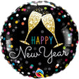 Foil Balloon New Year Bubbly Wine Toast