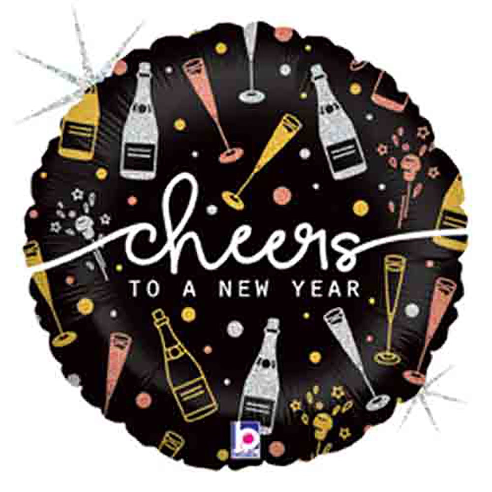 Foil Balloon New Year Cheers