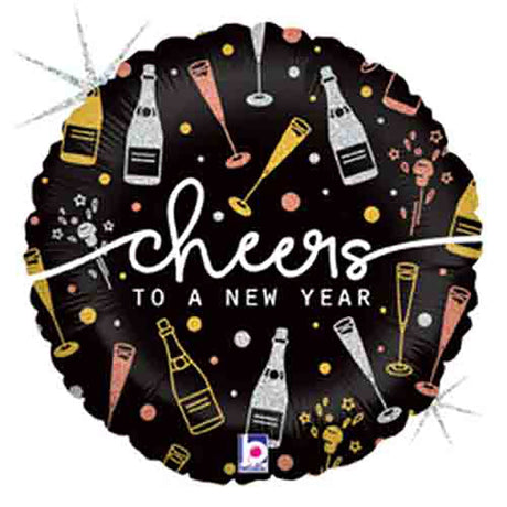 Foil Balloon New Year Cheers