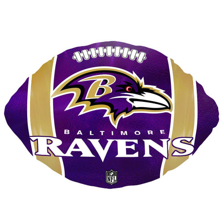 Football Foil Balloon Baltimore Ravens 18 Inch