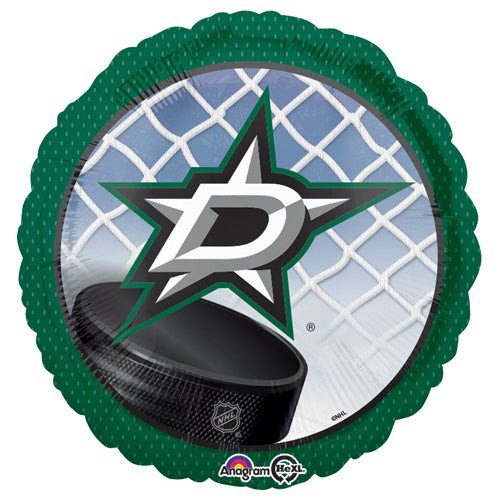 Foil Balloon Dallas Stars Hockey Team 18 Inch