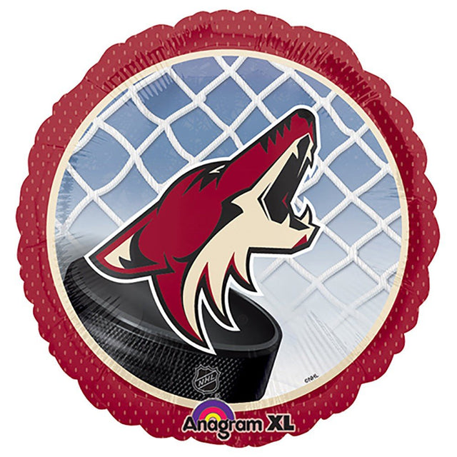 Foil Balloon Phoenix Coyotes Hockey Team 18 Inch