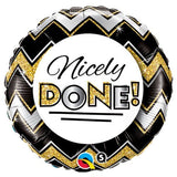 Foil Balloon Nicely Done Chevron Patterns 18 Inch
