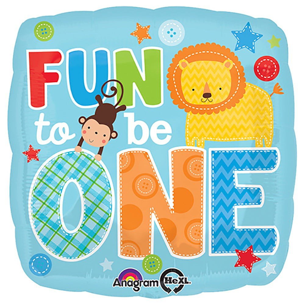 Foil Balloon 18 Inch One Wild Boy