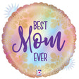 Foil Balloon Best Mom Boho 18 Inch