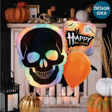 Halloween Foil Balloon 18 Inch Opal Happy Halloween