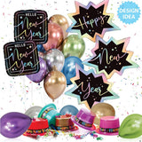 Foil Balloon Opal Hello New Year 18 Inch