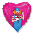 Party Clown Foil Balloon