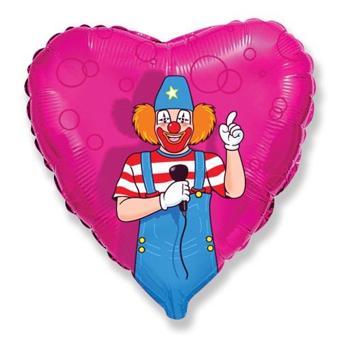 Party Clown Foil Balloon