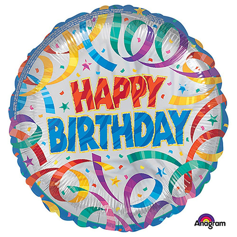 Foil Balloon Girls Birthday Party Streamers 18 Inch