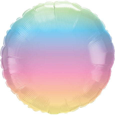 Foil Balloon Pastel Ombre 18 Inch