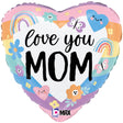 Foil Balloon Pastel Rainbow Love You Mom