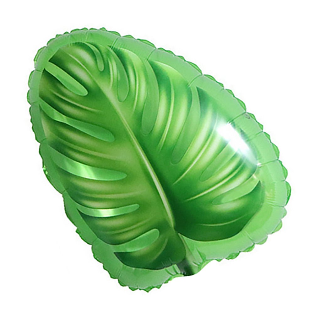 Plastic Balloon Philodendron Leaf Transparent