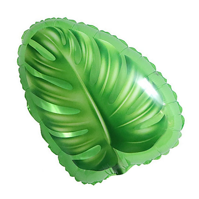 Plastic Balloon Philodendron Leaf Transparent
