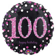 Foil Balloon Pink Celebration 100 18 Inch