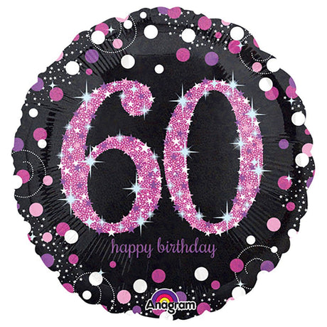 Foil Balloon Pink Celebration 60