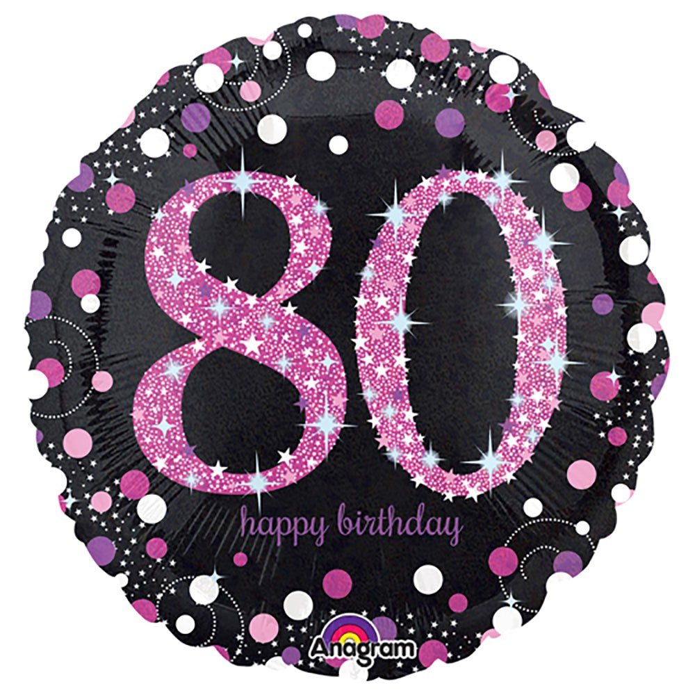 Foil Balloon Pink Celebration 80
