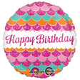 18 Inch Pink Sparkle Happy Birthday Foil Balloon