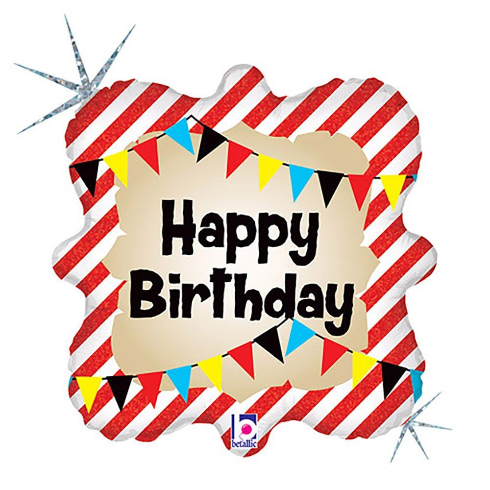 Pirate Birthday Foil Balloon