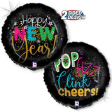 New Year Foil Balloon