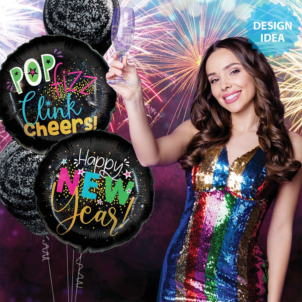 New Year Foil Balloon