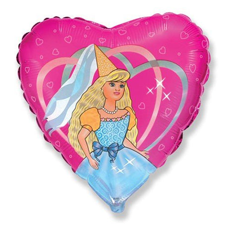 Princess Heart Foil Balloon