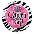 Foil Balloon Queen For A Day 18 Inch