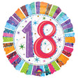 18 Inch Radiant Birthday 18 Foil Balloon