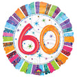 Foil Balloon Radiant Birthday 60