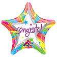 Foil Balloon Rainbow Congrats 18 Inch